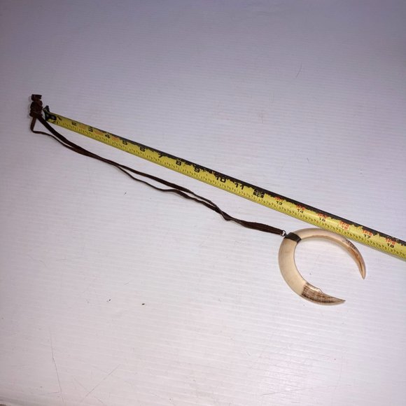 Wild Pig Warthog Tusk Necklace - Picture 8 of 10